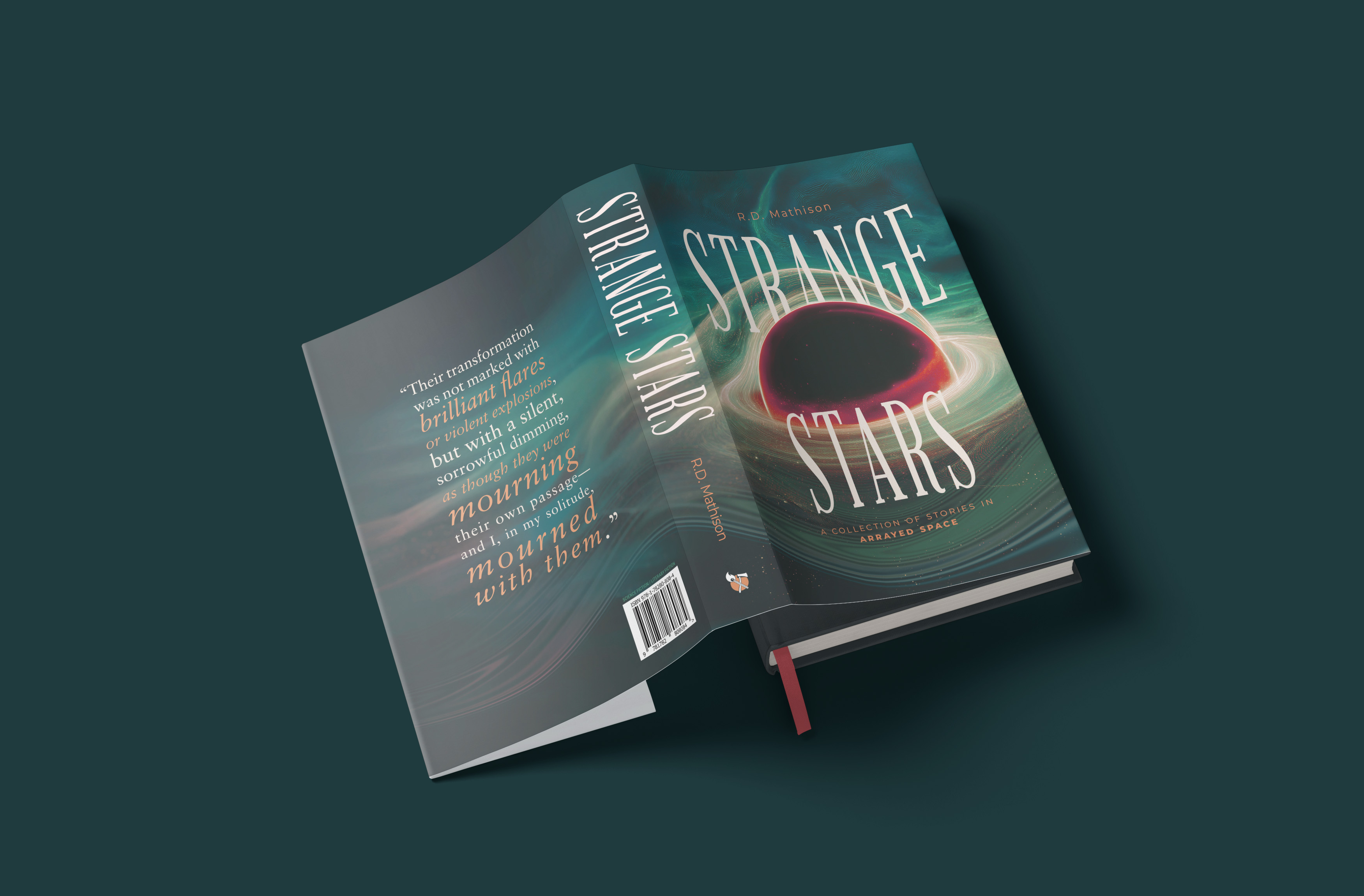 Strange Stars hardcover jacket mockup