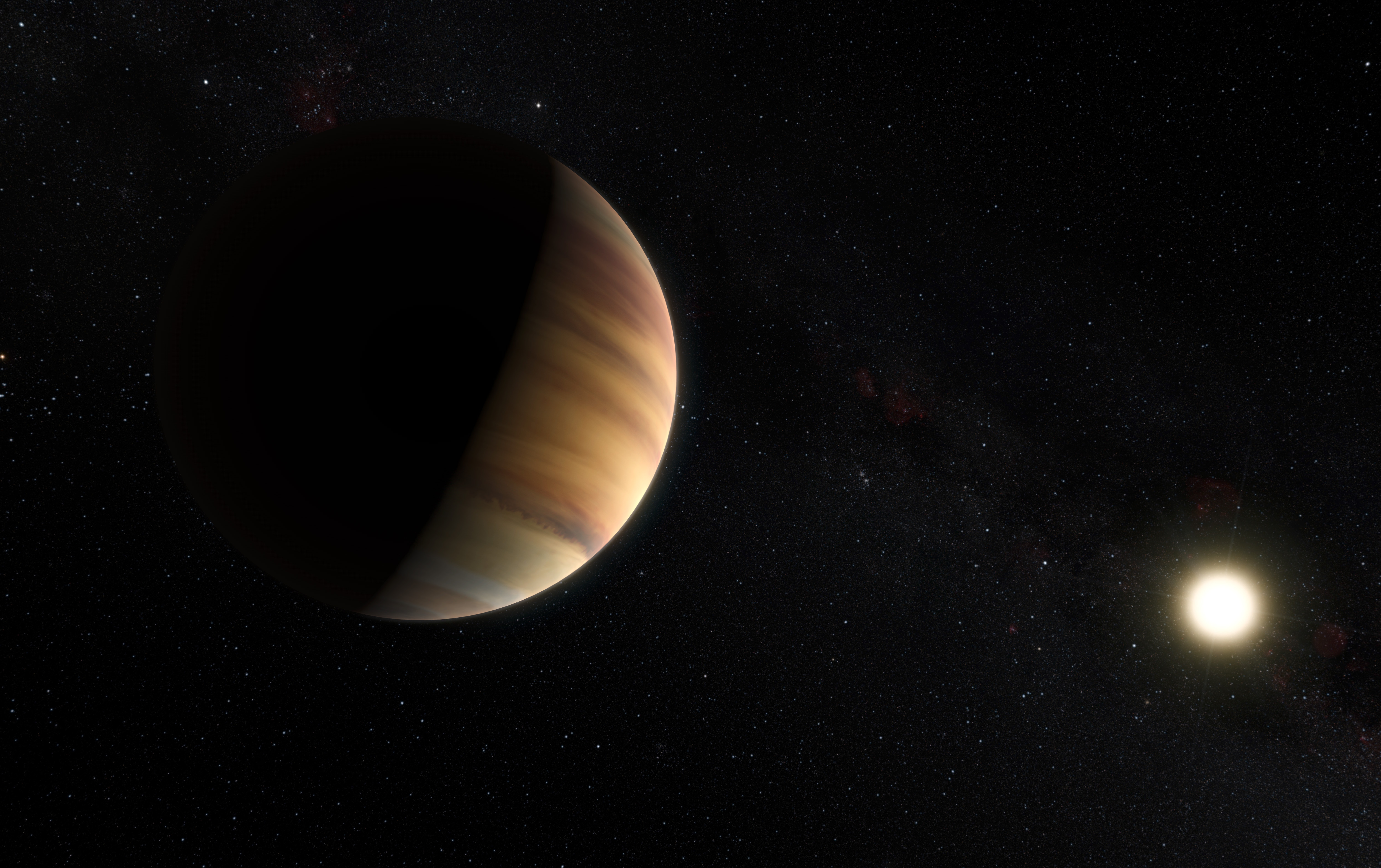 Artist impression of 51 Pegasi b.